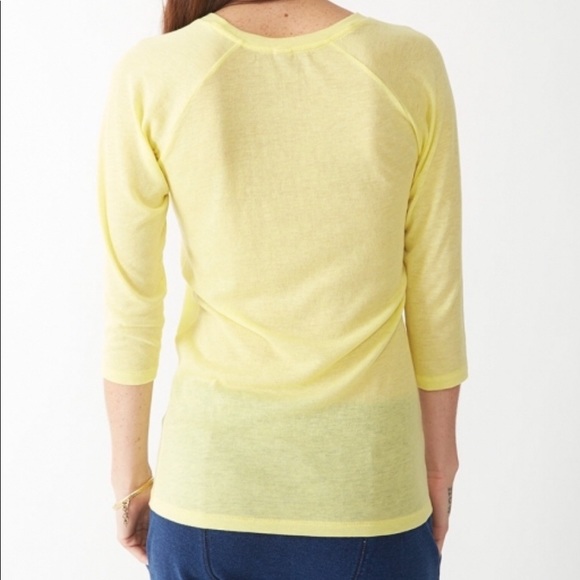 NWT Alternative Eco Gauze Baseball Tee - Picture 2 of 7